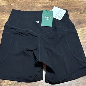 HALARA Women's Classic Black Bike Shorts